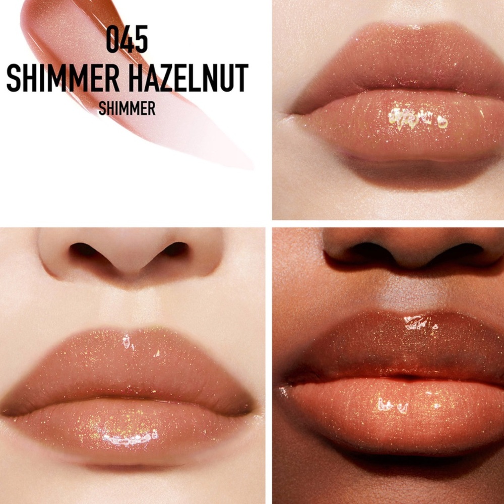 Dior Cream Cosmetic Bag with Butterfly Embroidery & Addict Lip Maximizer -NIB - Picture 4 of 8